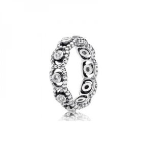 Anillo de plata estilo Pandora su majestad apilable -17.2 mm-