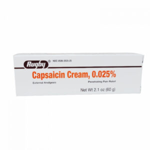 Crema de capsaicina 0,025 % 2,1 oz (60 g)