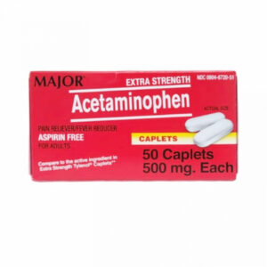 Acetaminofén 500 mg (50 cápsulas)