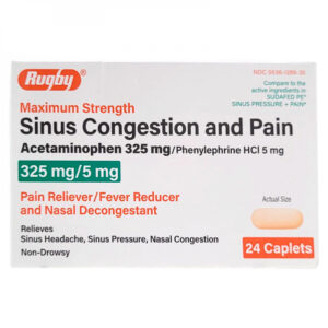 Acetaminofén 325 mg + Clorhidrato de Fenilefrina 5 mg (24 tabletas)