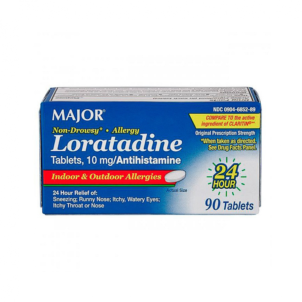 Loratadina 10 mg (90 tabletas)