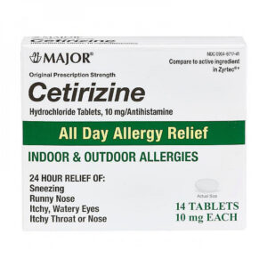 Cetirizina clorhidrato 10 mg (14 tabletas)