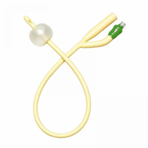 Catéter de foley 2 vias de latex con recubrimiento elastomérico de silicona 14 fr 30 ml