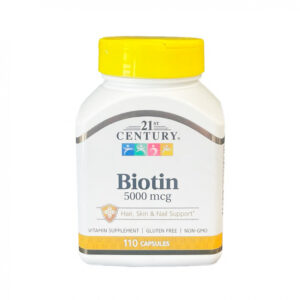 Biotina 5000 mcg (110 cápsulas)