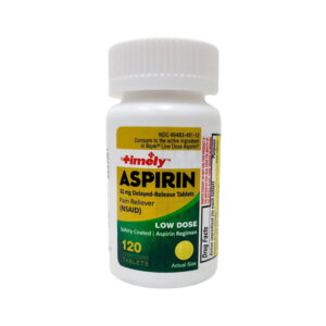 Aspirina 81 mg (120 tabletas)