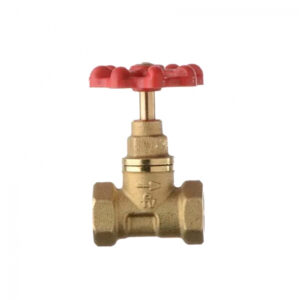 Llave de paso baja H-H de 1/2 pulgadas con manija plástica