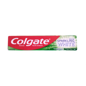 Pasta de dientes blanqueadora, blanco chispeante- zing de menta. Colgate (226 g / 8 oz)