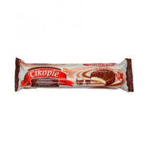 Galleta sándwich de malvavisco recubierta de chocolate compuesto con leche Cikopie (216 g / 7.62 oz)
