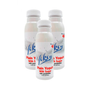 Yogur natural con azúcar con probióticos Yokey (3 x 237 ml)