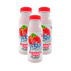 Yogurt de fresa con probióticos Yokey (3 x 237mL)