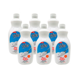 Yogurt natural con azúcar con probióticos Yokey (6 x 1.54 L )