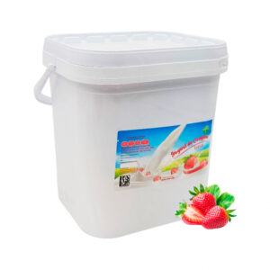 Yogurt probiótico de coágulo sabor fresa (4 L)