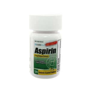 Aspirina 81 mg (120 tabletas)