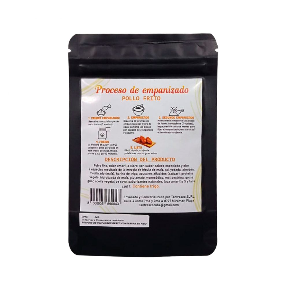 Mezcla para empanizar sin huevo Transfresco (50 g / 1.76 oz) - Imagen 4