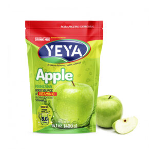 Refresco instantáneo -con azúcar- sabor a manzana Yeya (400 g / 14.1 oz)