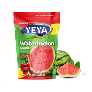 Refresco instantáneo -con azúcar- sabor a melón Yeya (400 g / 14.1 oz)