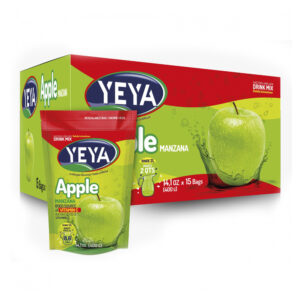 Refresco instantáneo -con azúcar- sabor a manzana Yeya (15 x 400 g/ 14.1 oz)