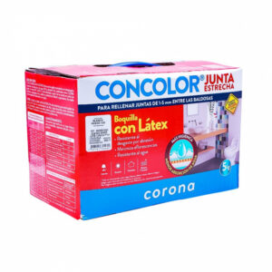 Cemento blanco hueso antihongos para junta estrecha Concolor Corona (5 kg / 11.02 lb)