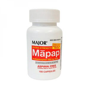 Acetaminofén. Mapap 500 mg (100 cápsulas)