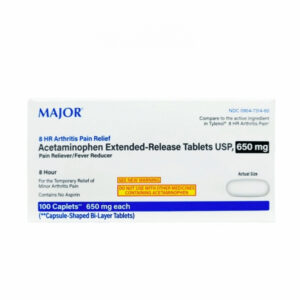 Acetaminofén 650 mg (100 tabletas)