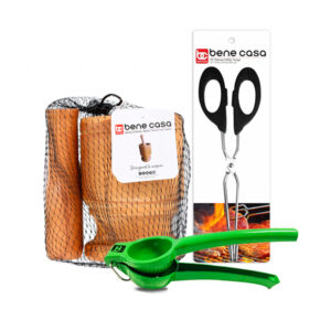 CREATOR: gd-jpeg v1.0 (using IJG JPEG v80), quality = 100 Juego de útiles de cocina con mortero, prensa para limones y pinza para uso general