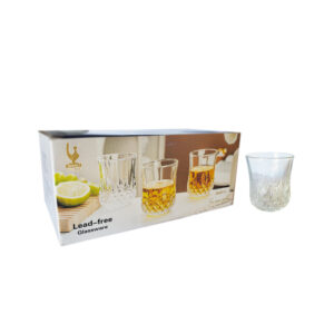 Vaso de cristal Qianli (6 U)