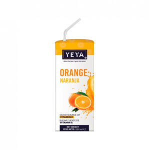 Bebida saborizada de naranja Yeya (27 x 200 ml)