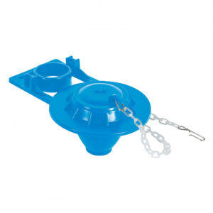 Sapo para Inodoro WC de 2" PVC con cadena plástica