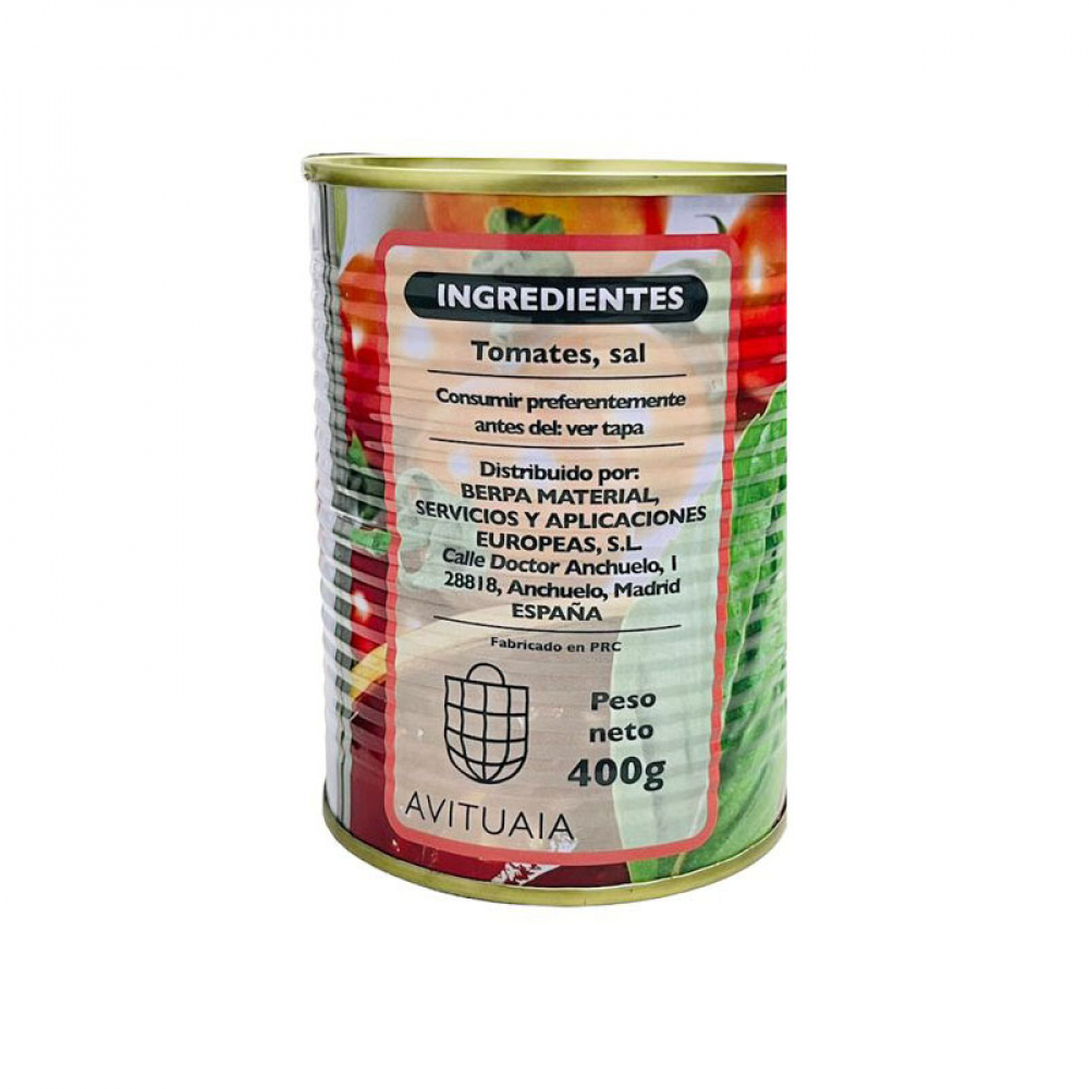 Pasta de tomate doble concentrado Avituaia (400 g / 14.1 oz) - Imagen 2