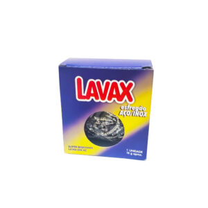 Estropajo de acero inoxidable Lavax