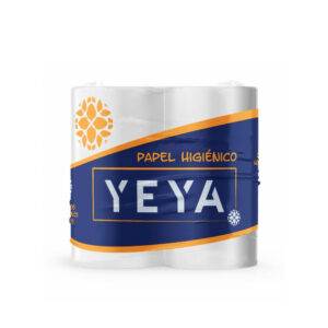Papel sanitario de hojas dobles Yeya (4 U)