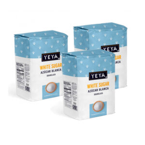 Azúcar blanca granulada Yeya (3 x 1 kg / 2.2 lb)