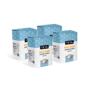 Azúcar blanca granulada Yeya (4 x 1 kg / 2.2 lb)