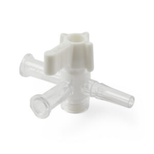 Llave de paso de tres vias para venoclisis