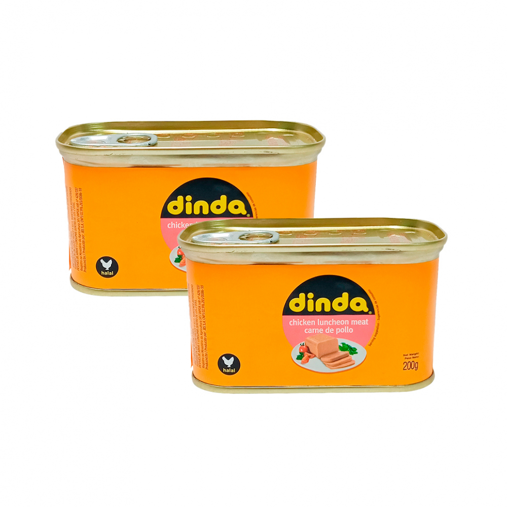 Fiambre carne de pollo Dinda (2 x 200 g / 7.05 oz)