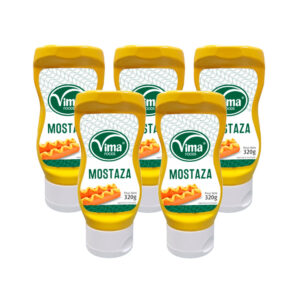 Mostaza Vima Foods (5 x 320 g / 11.28 oz)