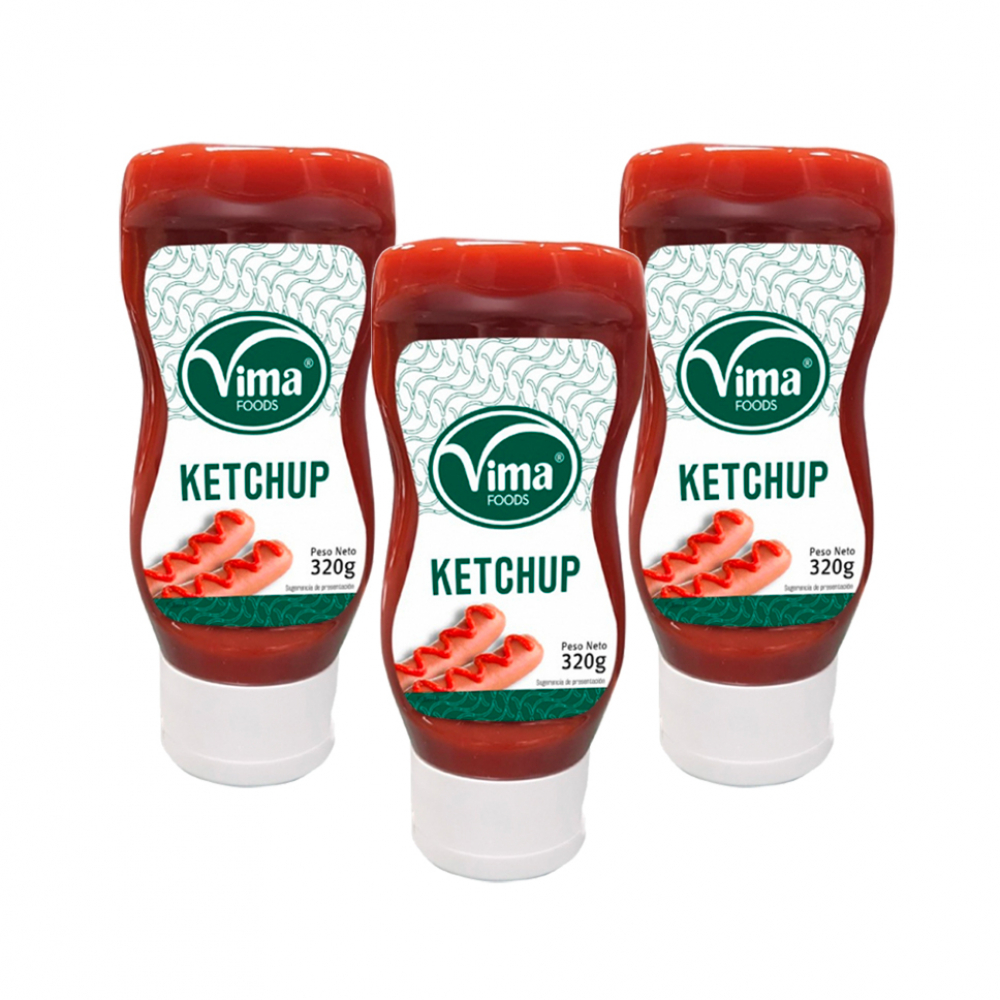 Ketchup Vima Foods (3 x 320 g / 11.28 oz)