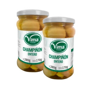 Champiñón entero Vima Foods (2 x 280 g / 9.87 oz)