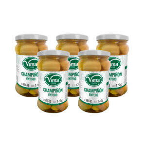 Champiñón entero Vima Foods (5 x 280 g / 9.87 oz)