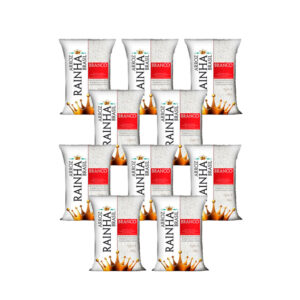 Arroz blanco brasileño Rainha (10 x 1 kg / 2.2 lb)