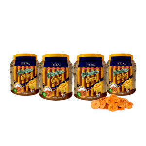 Chicharritas de plátano maduro Yeya (4 x 600 g / 1.32 lb)