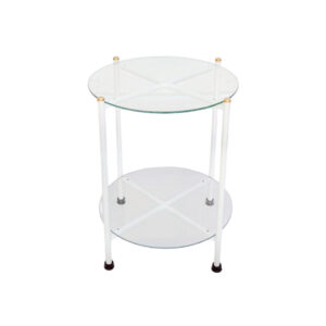 Mesa circular de centro blanca modelo DF1