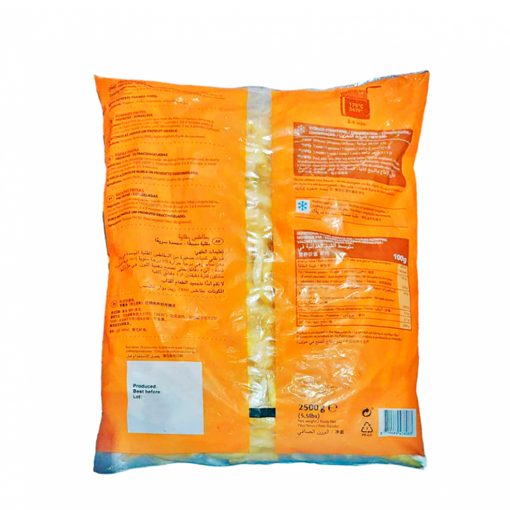 Papas prefritas Topy (10 kg / 22 lb) - Imagen 2