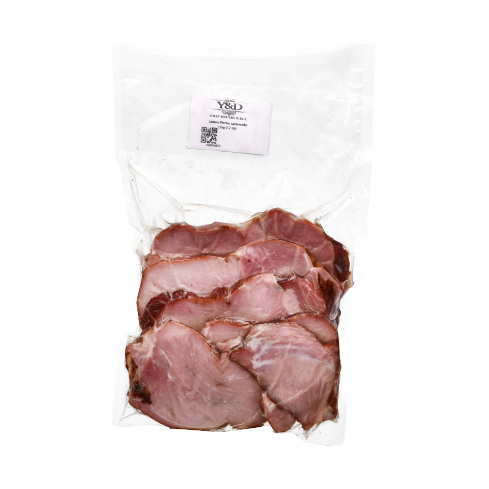 Jamón pierna lasqueado Y&D Ricos (1 kg / 2.2 lb) - Imagen 3
