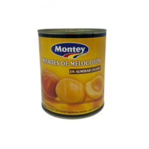 Mitades de melocotón en almíbar ligero Montey (840 g / 1.85 lb)
