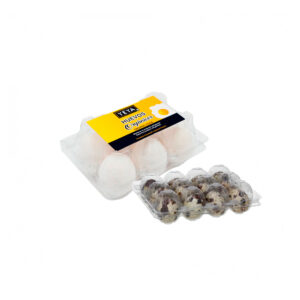 Huevo blanco importado + Huevos de codorniz