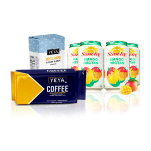 Combo Dulce y Fuerte: Azúcar Yeya + Café Yeya + Néctar Sunchy de mango